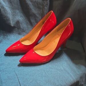 Red Patent Leather Women's Pumps